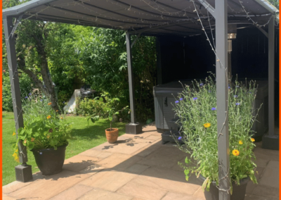 Patio with Hot Tub and Pergola Aylesbury