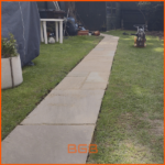 Patio path laid in back garden Aylesbury